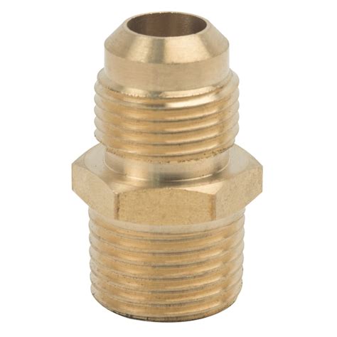 Brasscraft 1 2 In X 1 2 In Threaded Flare X Mip Adapter Fitting 48 8 8x