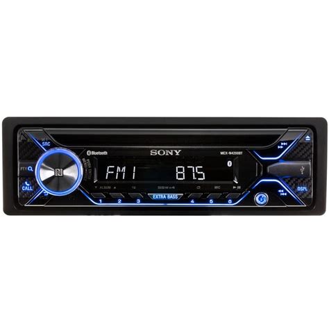 Sony Mex N Bt Single Din Car Stereo Receiver With Bluetooth And Nfc