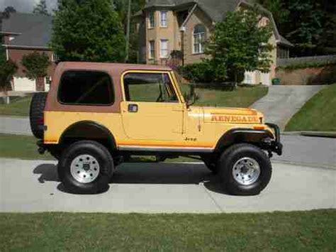 Find Used Jeeep Cj Renegade K Miles Orig Unrestored Cj