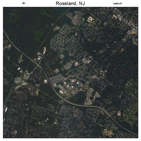 Aerial Photography Map of Roseland, NJ New Jersey