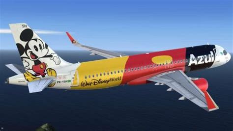 Azul Linhas A Reas Brasileiras Disney Pr Ysh Airbus A Cfm Airbus