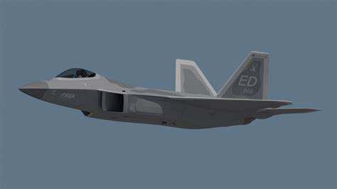 F 22 Raptor Jet Fighter 3d Model 139 Max Free3d