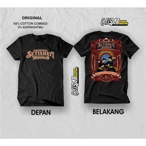 Jual Kaos PSHW Persaudaraan Setia Hati Winongo Kaos Winongo Kaos SH