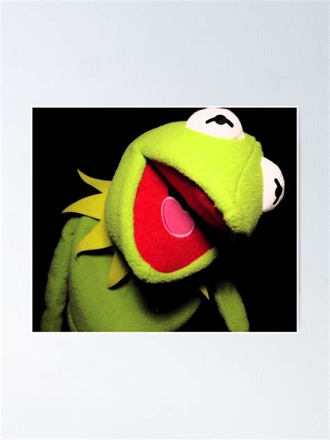 "Muppet Kermit Meme" Poster for Sale by SohaniAlfonso | Redbubble