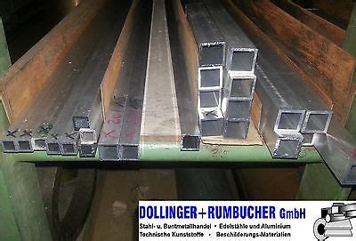 Aluminium Aluminiumrohr En Aw Almgsi Alu Vierkantrohr X X