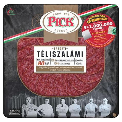 PICK szeletelt eredeti téliszalámi 70 g Tesco Online Tesco Otthonról