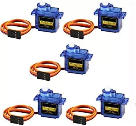 Dorhea 5 Piezas Sg90 Micro Servomotor Mini Servo Sg90 0 32 Cuotas Sin