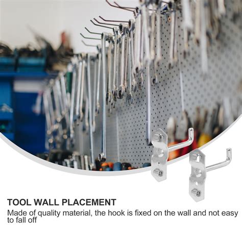 Wall mount hook 10pcs Heavy Duty Hook Garage Storage Hanger Wall Mount ...