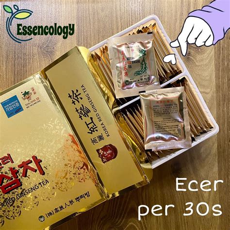 Jual Korea Red Ginseng Tea Teh Granular Herbal Ginseng Merah Ecer