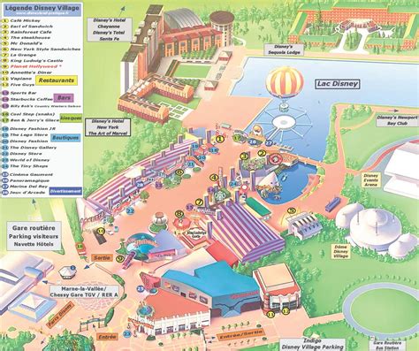 Disney Village Paris 2025 Horaires Tarifs Activités Plan Parking