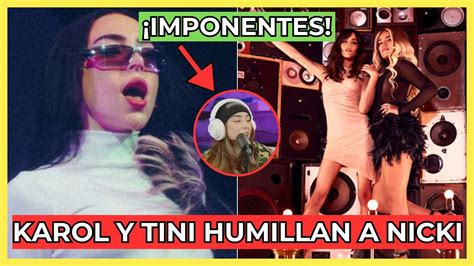 Así es Como Tini y la Bichota se IMPONEN a Nicky Nicole Lágrimas