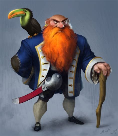 Grumpy Captain Magnus Norén On Artstation At Artstation