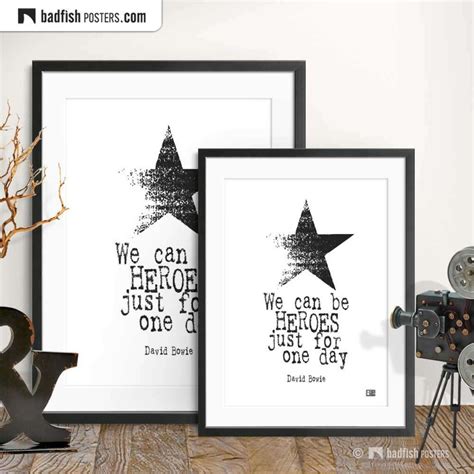 We Can Be Heroes Print Typography Poster Heroes Text Print - Etsy