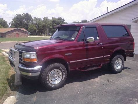 Sell Used 1996 Ford Bronco Xlt 4x4 Only 43k Miles 2nd Owner No