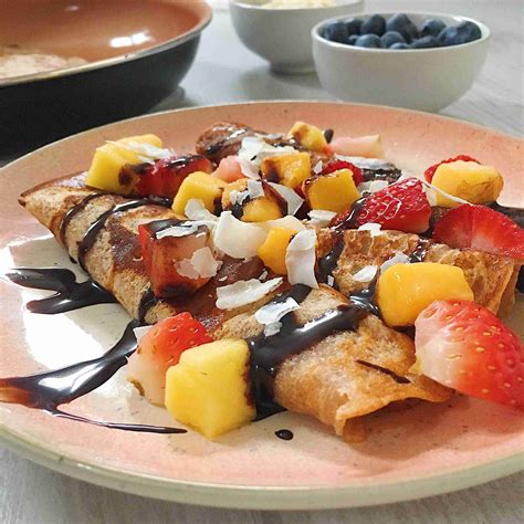 Easy + Healthy Crepe Recipe- Vegan + Gluten Free | Nourish Your Glow