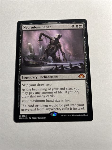 Necrodominance Modern Horizons 3 Mtg Plus 2 Bonus Rares Ebay