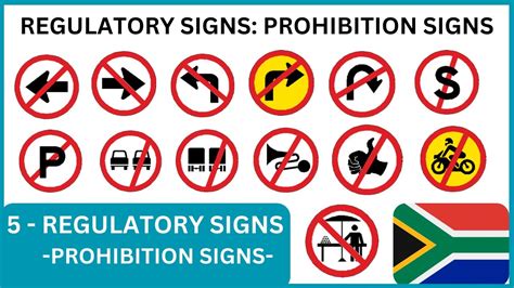 ️ Ep 5 Regulatory Signs Prohibition Signs Road Traffic Signs K53 Learners License Rsa