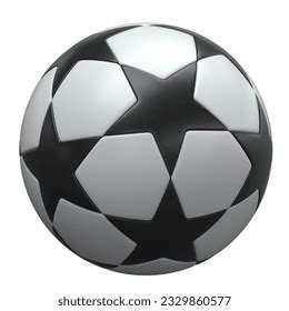 Football Soccer Ball Star Pattern Isolated Stock Illustration ...