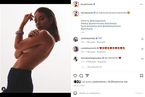 Laura Escanes Sorprende A Sus Seguidores Con Un Topless Famosos