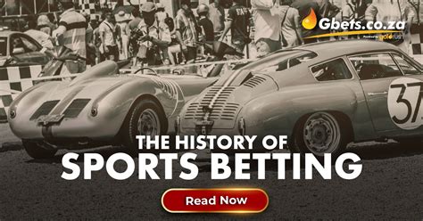 History Of Sports Betting