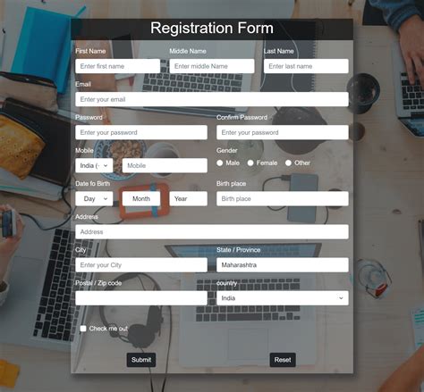 GitHub - fanendrashelki/Registration-Form-using-Bootstrap-5 ...