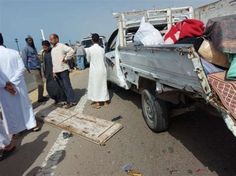 مصرع شخص وإصابة 2 آخرين في حادث تصادم على طريق أسيوط الغربي المحافظات