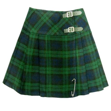 Ladies Knee Length Kilt Skirt Different Tartans Pleated Scottish