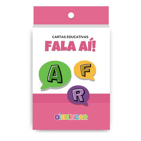 Cartas Educativas Fala A Dibrincar Alternativa Brinquedos