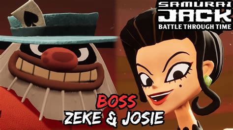 Samurai Jack Battle Through Time Türkçe Gameplay Bölüm 10 Zeke Ve Josie