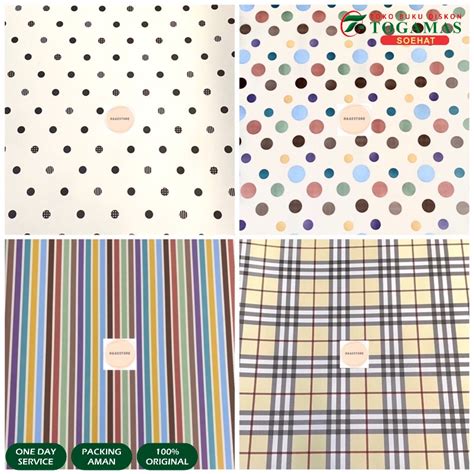 Jual Kertas Kado Sansan Wawa Doff Isi Lembar Polkadot Polka Bola Bola