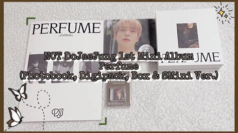 UNBOXING NCT DoJaeJung 1st Mini Album Perfume Photobook Digipak