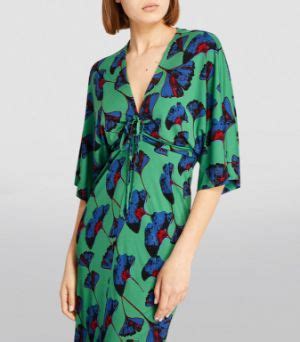 Womens Dvf Diane Von Furstenberg Multi Floral Print Valerie Dress