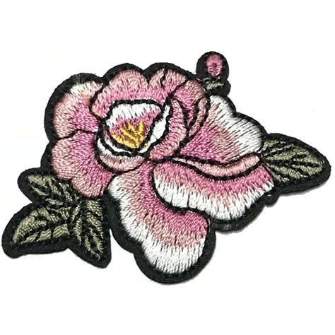 Jual Patch Rose Flower Emblem Bordir Bunga Mawar Shopee Indonesia