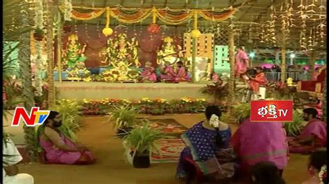 CM KCR Performs Ayutha Chandi Yagam At Erravalli Village Day 2 Live