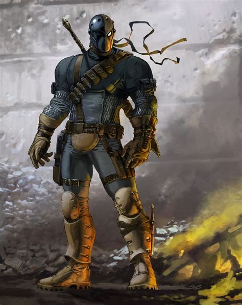 CHARACTER MODEL | Deathstroke, Comic book villains, Superhero comic