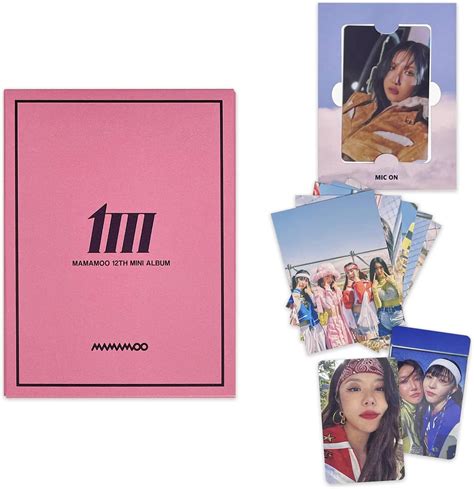 MAMAMOO 12th Mini Album MIC ON 1 Takes Ver Card Holder PVC Photo