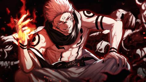 Sukuna Pink Hair Red Eyes Hd Jujutsu Kaisen Wallpapers Hd Wallpapers