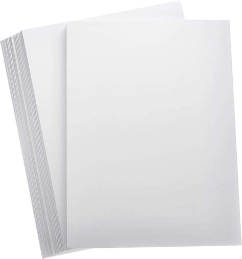 Papier Cartonn Blanc Format A G M Feuilles Amazon Fr