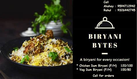 Menu At Biryani Bytes Navi Mumbai