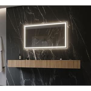 Harmony In W X In H Rectangular Frameless Wall Mounted Bathroom