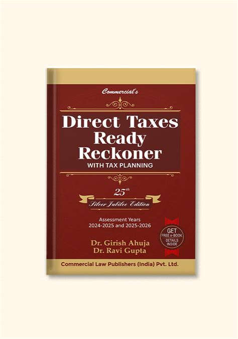 Direct Taxes Ready Reckoner With Tax Planning