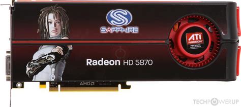 Sapphire HD 5870 Specs TechPowerUp GPU Database