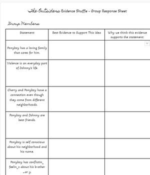 The Outsiders Chapters Activity And Reading Bundle Tpt