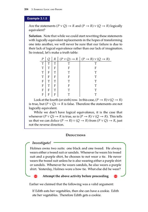 Discrete Mathematics 74 204 3 Symbolic Logic And Proofs Example 3 Are The Statements P ∨ Q