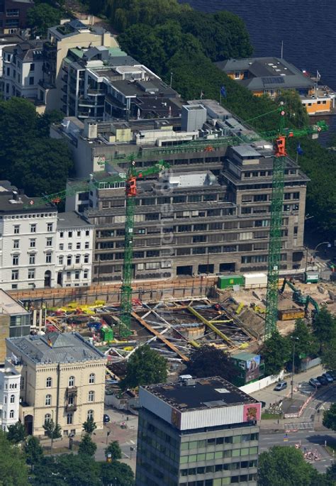 Luftbild Hamburg Rotherbaum Baustelle Zum Neubau Des Wohn Und