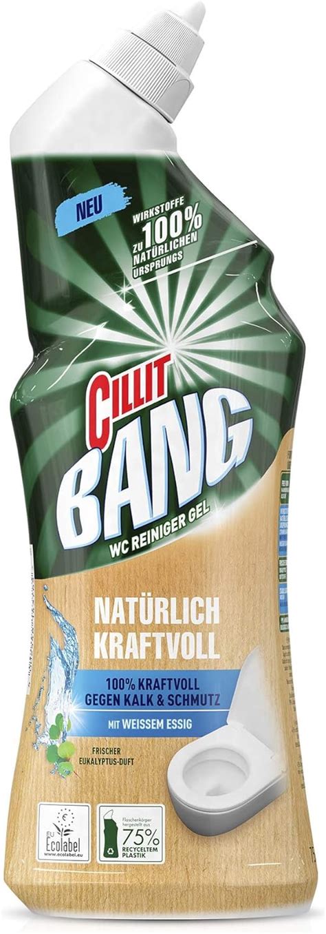 Cillit Bang Natural Toilet Power Cleaner Against Limescale Dirt