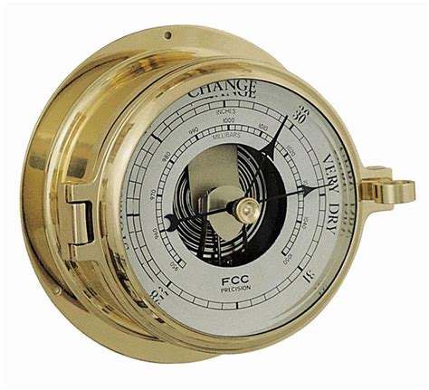 Brass Marine Barometer Mm Fcc Precision