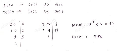 Solved Resolver M C M A Alan Y Pedro Comen En La Misma T Algebra