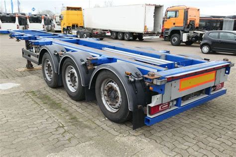 WEB TRAILER LPRS24 3 axles Multi Chassis SAF Liftachse Контейнеровоз