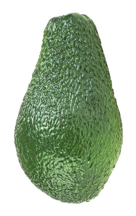 Aguacate Maduro Aislado En Fondo Blanco Imagen De Archivo Imagen De